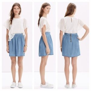 Madewell Faded Indigo Skirt